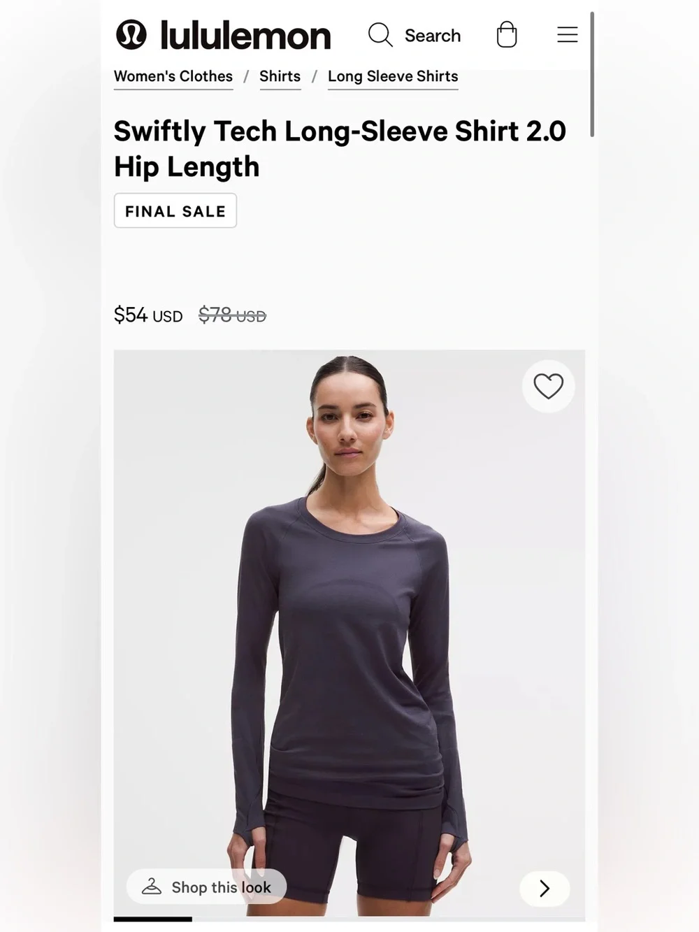 lululemon athletica lightweight stretch